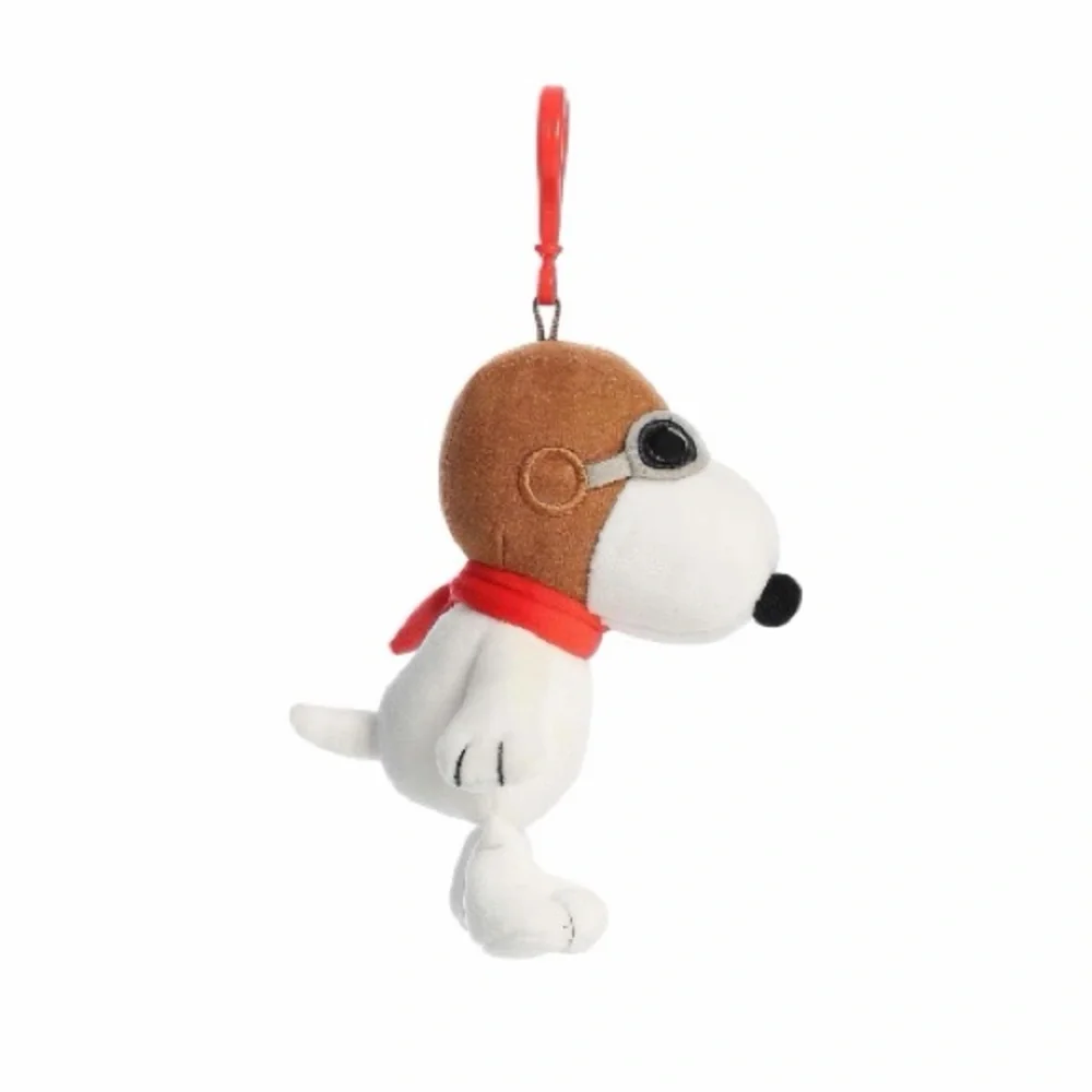 Adorable Peanuts Flying Ace Clip On Plush NWT